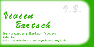 vivien bartsch business card